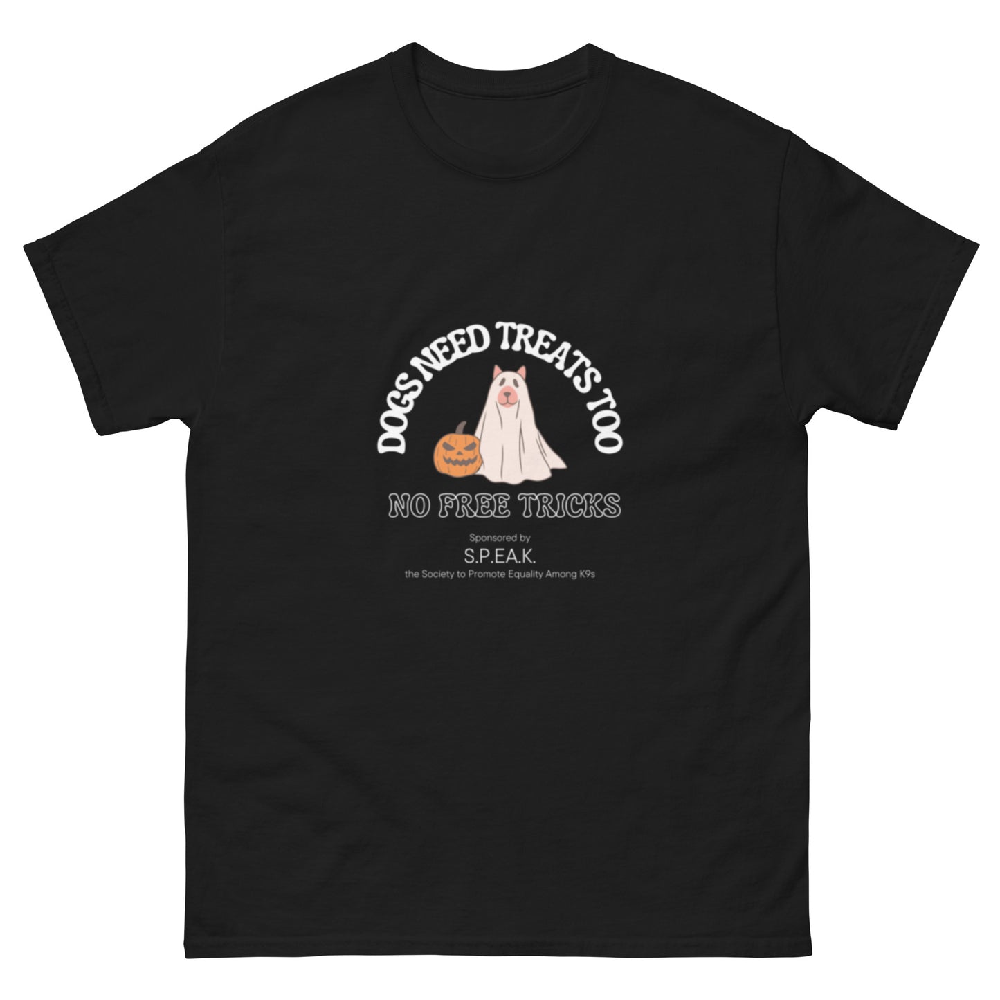 Halloween Ghost Dog Unisex classic t-shirt
