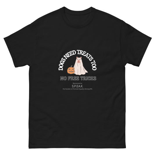 Halloween Ghost Dog  Unisex classic t-shirt