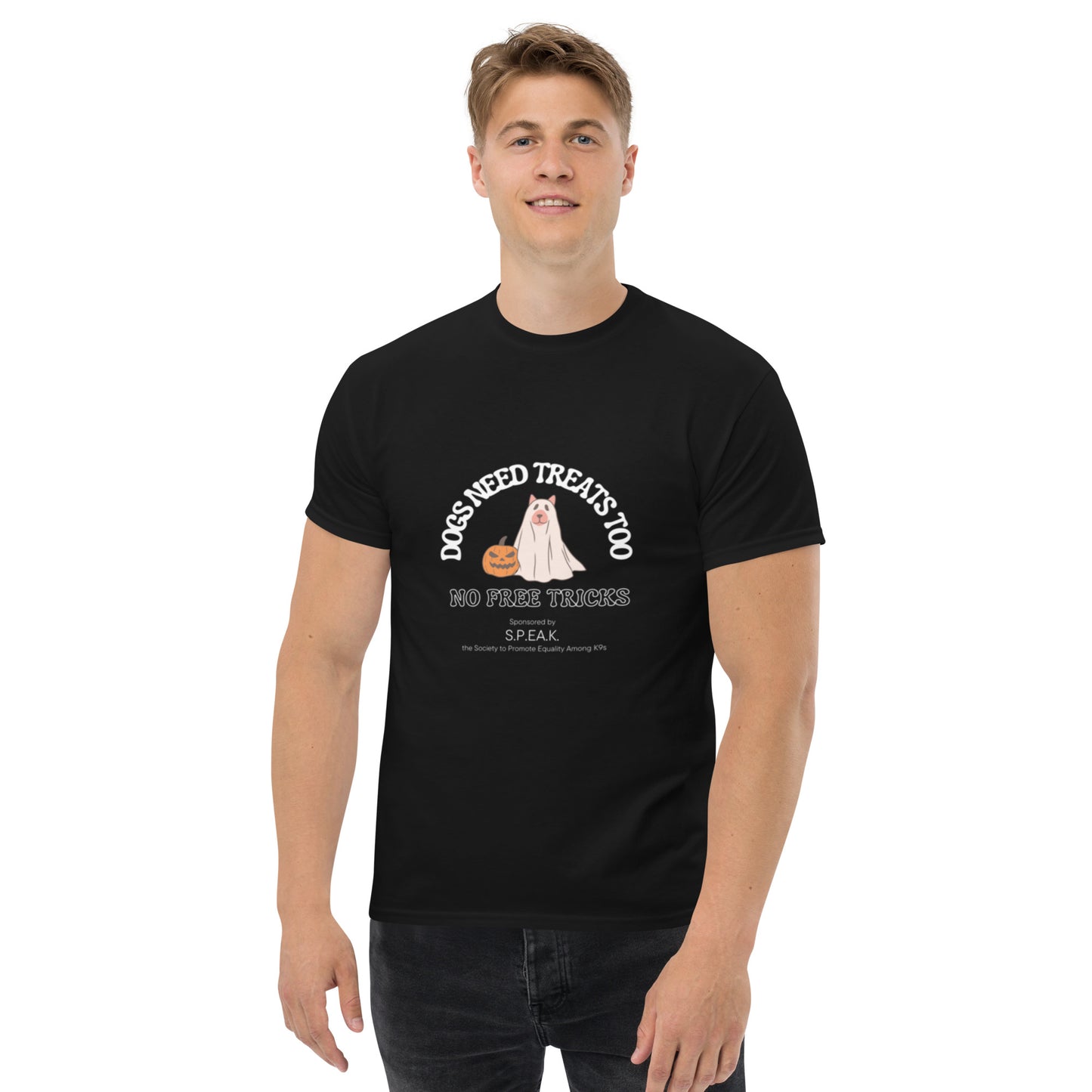 Halloween Ghost Dog  Unisex classic t-shirt