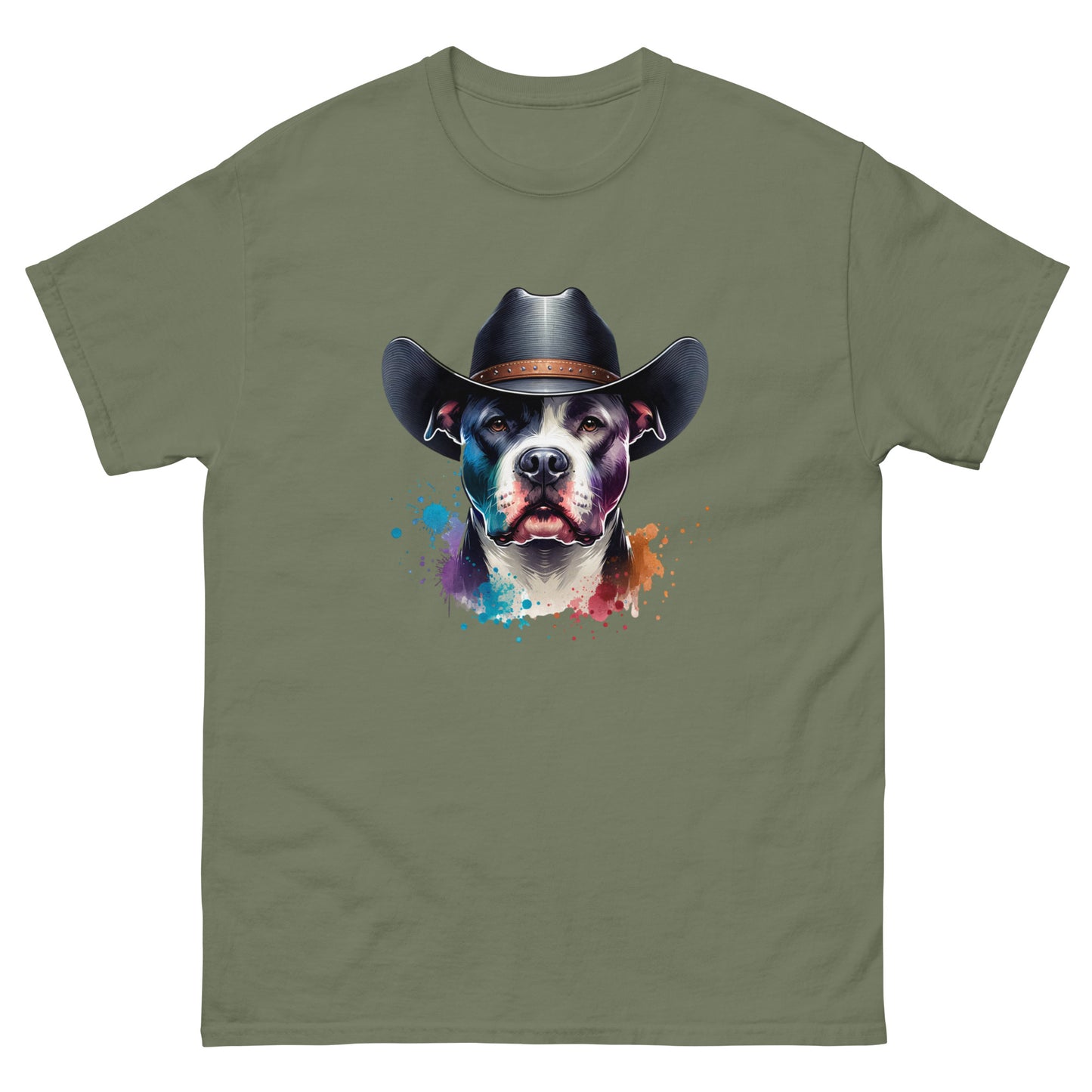 Country Western short-sleeved t-shirt - Pitbull