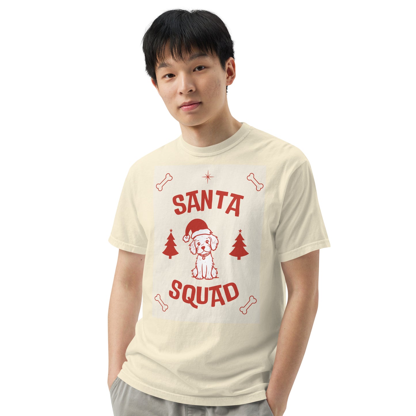 Santa Squad Retro Holiday Puppy t-shirt