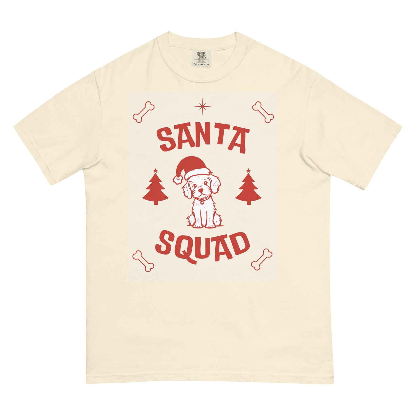 Santa Squad Retro Holiday Puppy t-shirt